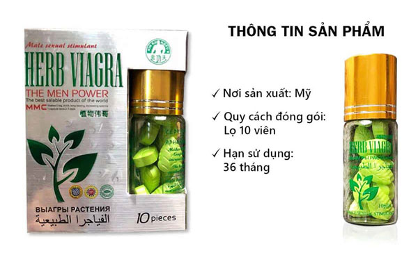 Thuốc cương dương Viagra xanh, tăng cường sinh lý nam hiệu quả nhanh