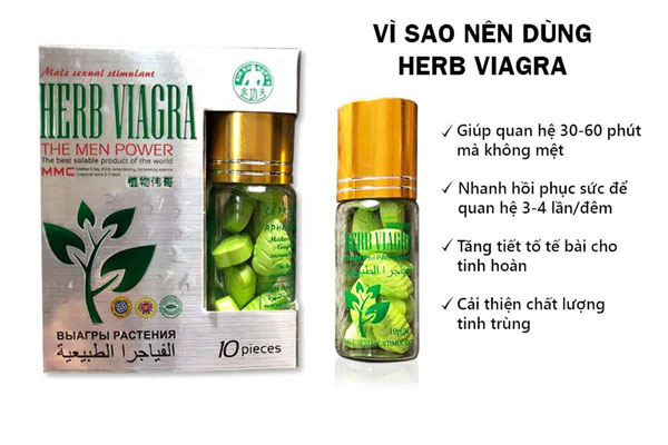 Thuốc cương dương Viagra xanh, tăng cường sinh lý nam hiệu quả nhanh