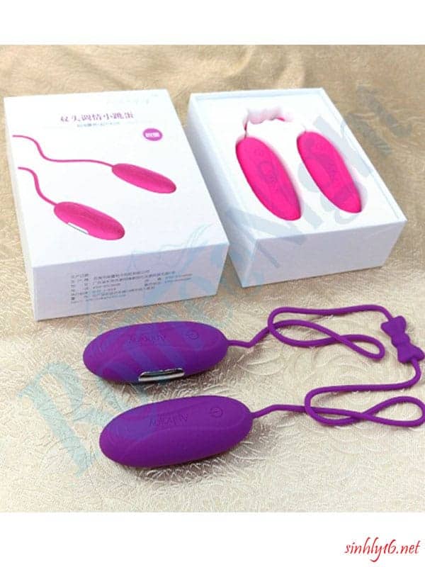 Trứng rung Aphojoy 2 đầu cao cấp Mỹ an toàn làm mới đời sống