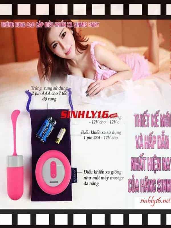 Trứng rung Sinmis Fairy điều khiển xa cao cấp Nhật Bản Trứng rung Sinmis Fairy điều khiển xa cao cấp Nhật Bản
