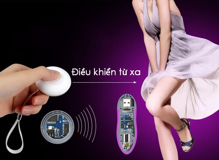 Trứng rung đôi Leten Melody sạc pin 3 tốc độ chống nước cao cấp