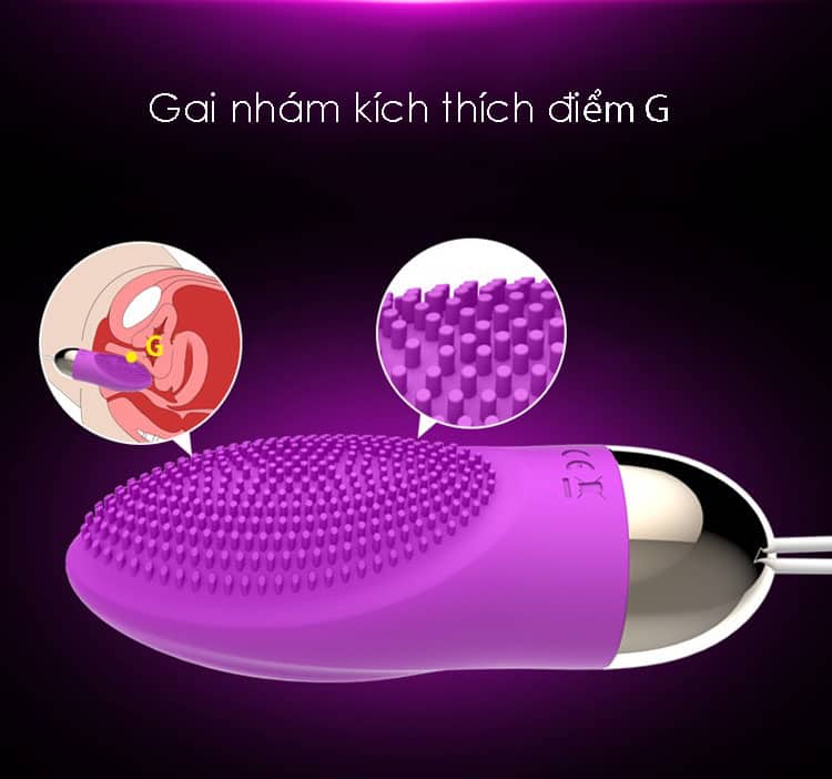 Trứng rung đôi Leten Melody sạc pin 3 tốc độ chống nước cao cấp