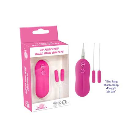 Trứng rung đôi mini Aphrodisia siêu mạnh kích thích điểm G