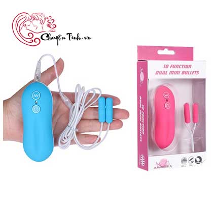 Trứng rung đôi mini Aphrodisia siêu mạnh kích thích điểm G