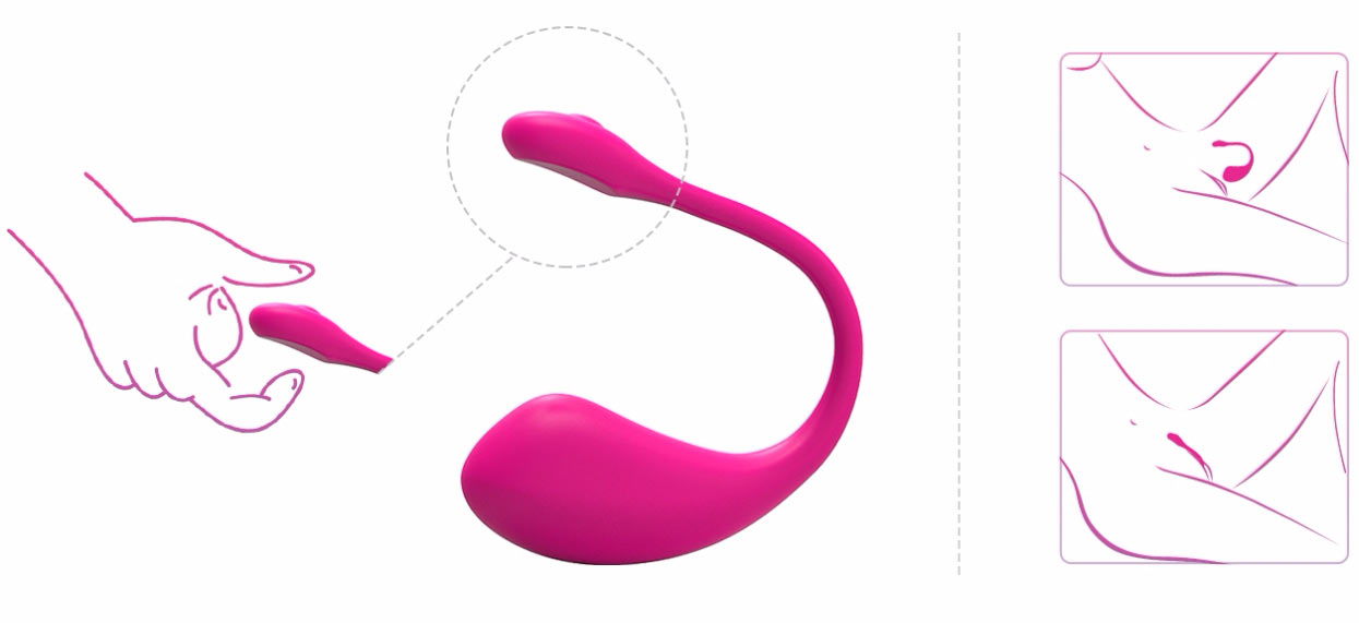 Trứng rung Lovense Lush điều khiển xa xuyên quốc gia 12 chế độ rung