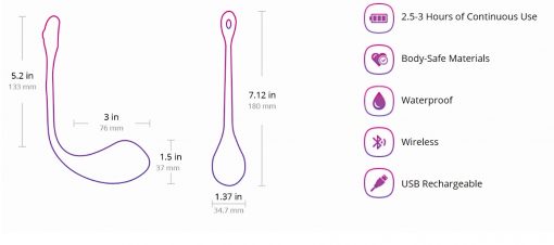 Trứng rung Lovense Lush điều khiển xa xuyên quốc gia 12 chế độ rung