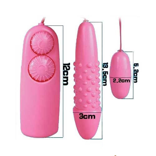 Trứng rung tình yêu 2 đầu gân gai mini pin rung mạnh giá rẻ