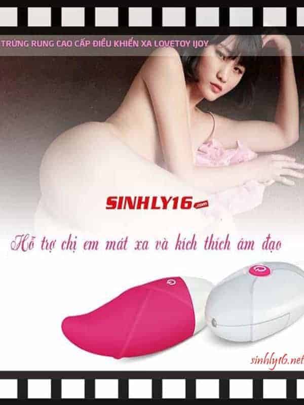Trứng rung wifi Lovetoy Ijoy điều khiển từ xa cao cấp nữ