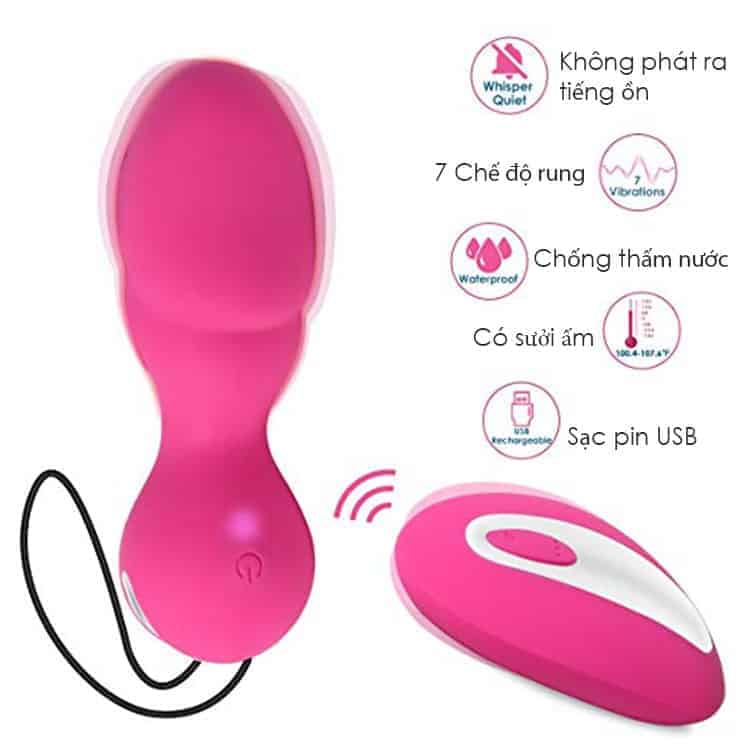 Trứng rung Zemalia KAY Anh Quốc điều khiển từ xa cực mạnh