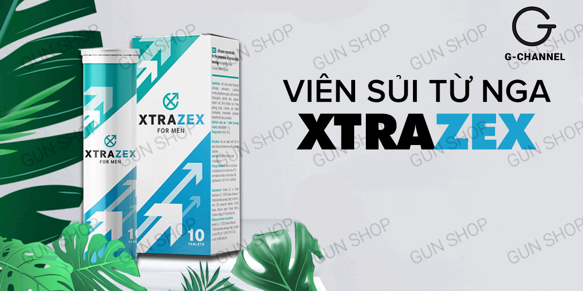 Viên sủi Xtrazex hỗ trợ cường dương tăng sinh lý nam an toàn hiệu quả