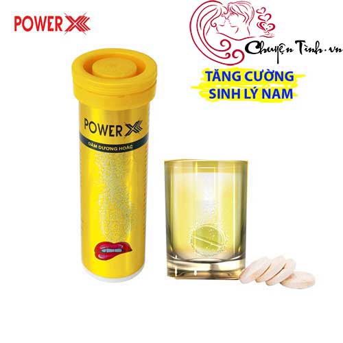 Viên sủi Power X tăng cường sinh lý nam bảo vệ sức khỏe