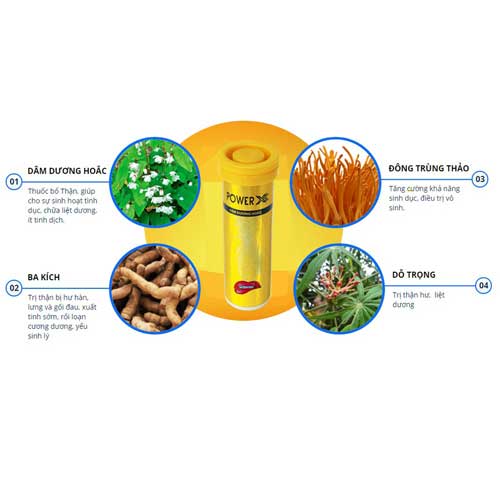 Viên sủi Power X tăng cường sinh lý nam bảo vệ sức khỏe