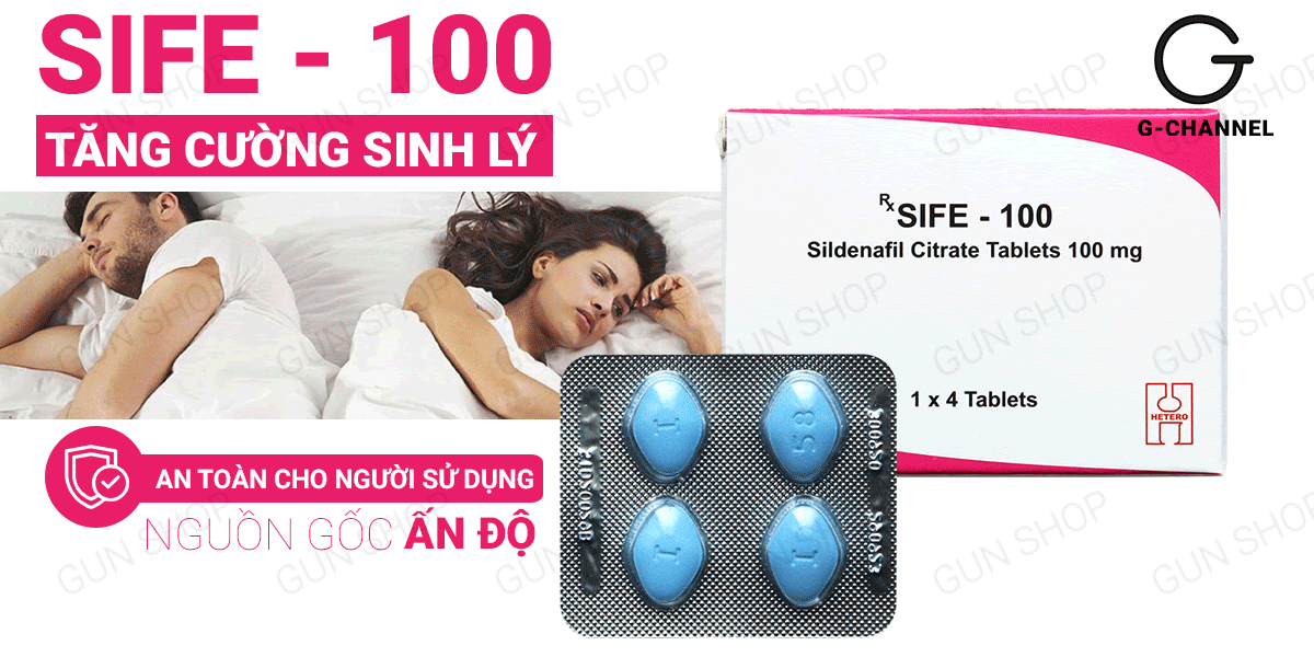 Viên uống cương dương Sife 100 hỗ trợ sinh lý nam giới hiệu quả