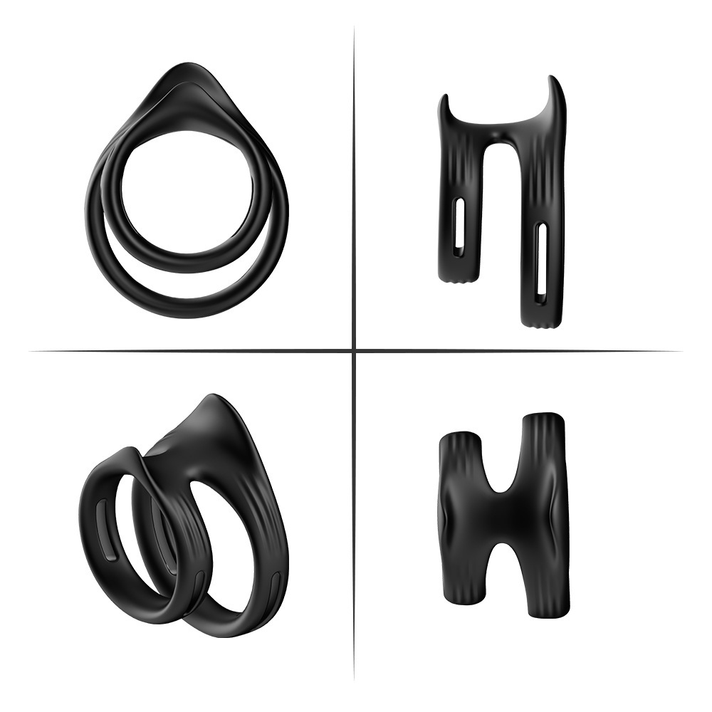 Vòng đôi silicon Cock Ring Stay Hard Mỹ Chống xuất tinh sớm Vòng đôi silicon Cock Ring Stay Hard Mỹ Chống xuất tinh sớm