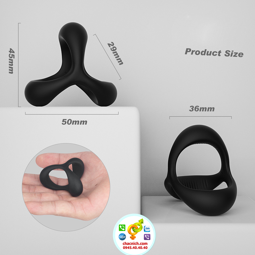  Bán Vòng đeo giúp nam giới tăng kích thước và kéo dài thời gian 3 in 1 Pipedream Adorime Ultra Soft giá tốt