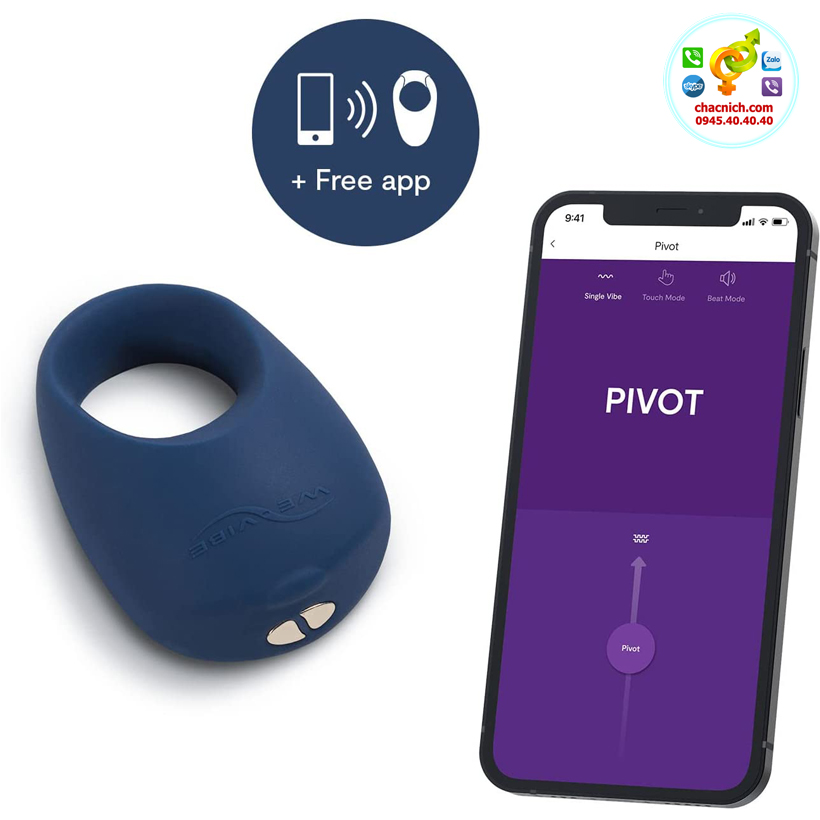 Vòng rung cao cấp We-Vibe Pivot 11 chế độ rung điều khiển qua App