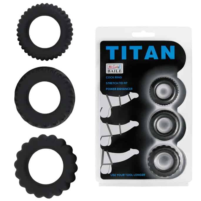Cung cấp Vòng đeo dương vật Chống Xuất Tinh Sớm bộ 3 TiTan kéo dài thời gian xts hàng mới về