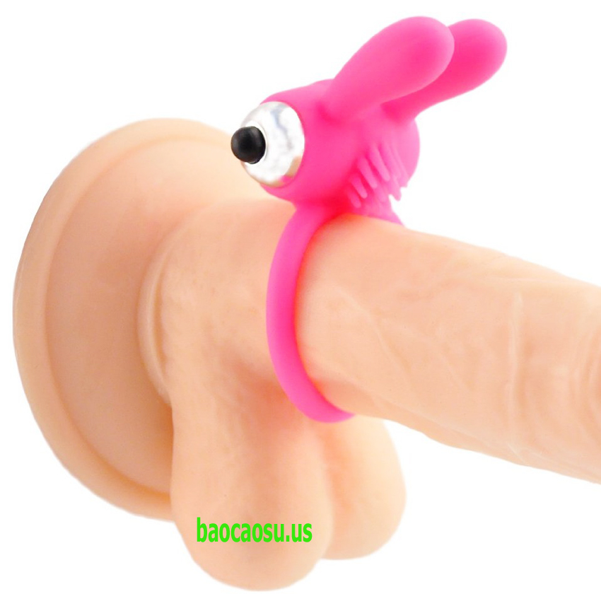 Vòng rung tai thỏ Rabbit Cock Ring silicone y tế 7 chế độ rung