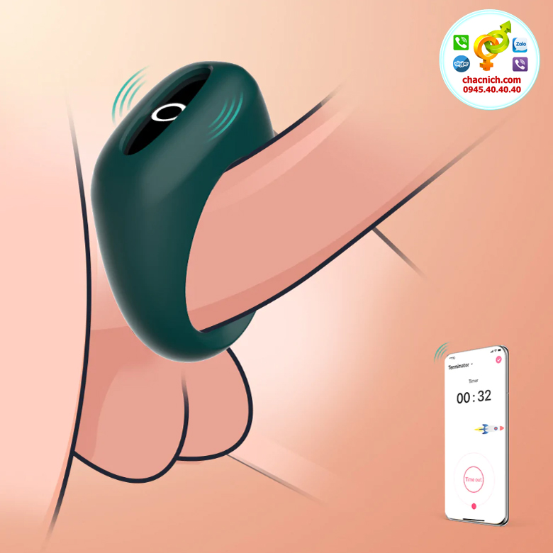 Vòng rung Magic Dante II 10 chế độ điều khiển qua App silicon cao cấp