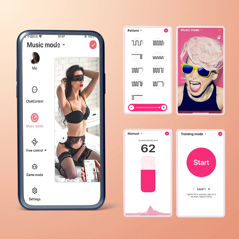 Vòng rung Magic Dante II 10 chế độ điều khiển qua App silicon cao cấp