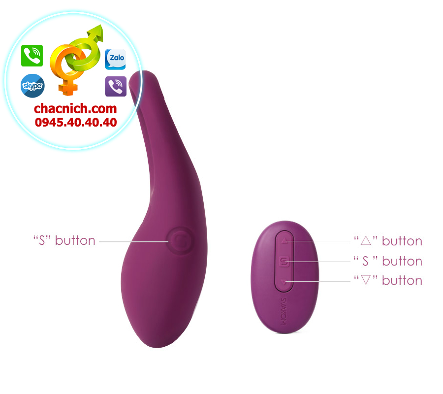 Vòng rung Svakom Winni Mỹ silicone cao cấp nhiều chế độ rung