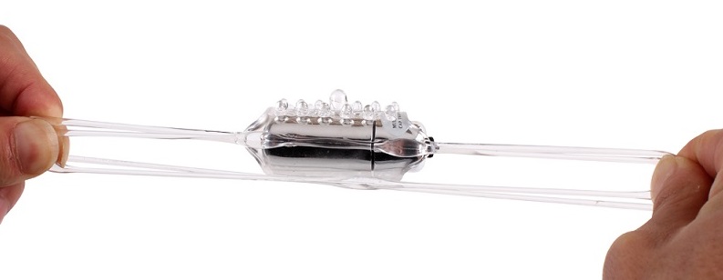 Vòng rung siêu gai bi 7 tần số TPE tăng khoái cảm nam nữ