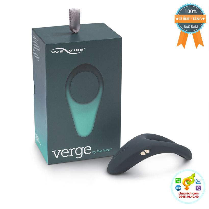 Vòng đeo dương vật We-Vibe Verge silicon cao cấp 8 chế độ rung Mỹ Vòng đeo dương vật We-Vibe Verge silicon cao cấp 8 chế độ rung Mỹ