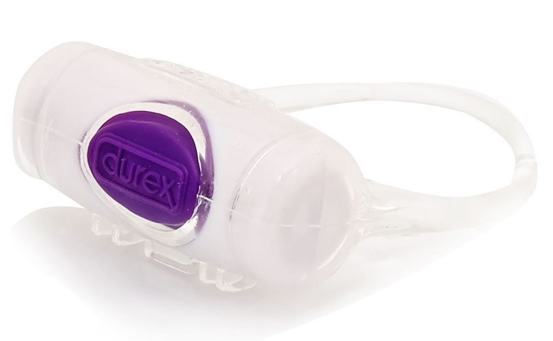 Vòng rung đeo dương vật Durex silicone an toàn co giãn tốt