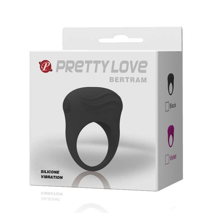 Vòng rung PrettyLove cao cấp thay pin co giãn tăng khoái cảm nam giới dễ dùng