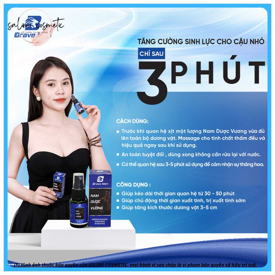  Bảng giá Xịt tăng sinh lý NAM DƯỢC VƯƠNG mua ở đâu cao cấp