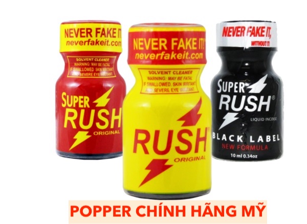 Popper 10ml giá rẻ chính hãng poppers Mỹ dành cho Top Bot gay sex