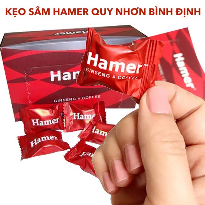 Kẹo sâm Hamer Quy Nhơn Bình Định kẹo tình yêu chính hãng của Mỹ