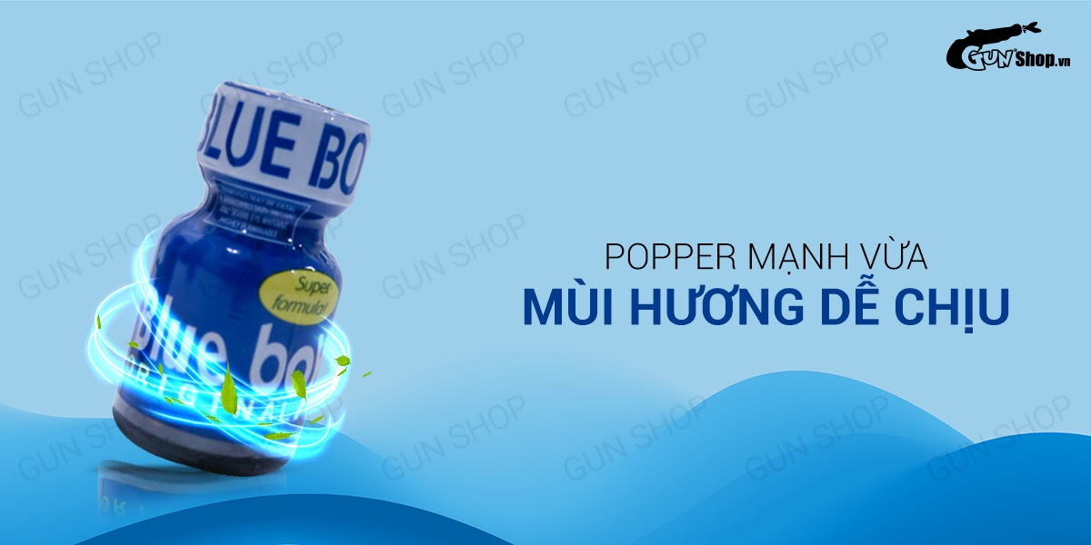 Đánh giá Chai hít tăng khoái cảm Popper Blue Boy - Chai 10ml chính hãng