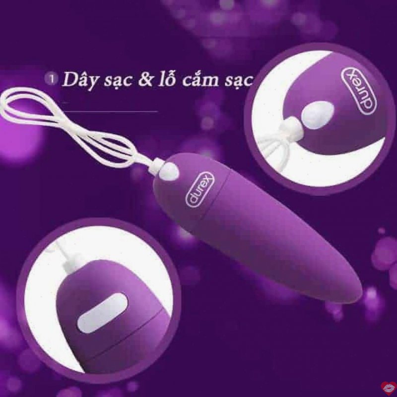 Trứng rung sạc pin Durex S-Viber siêu mạnh nhỏ gọn 