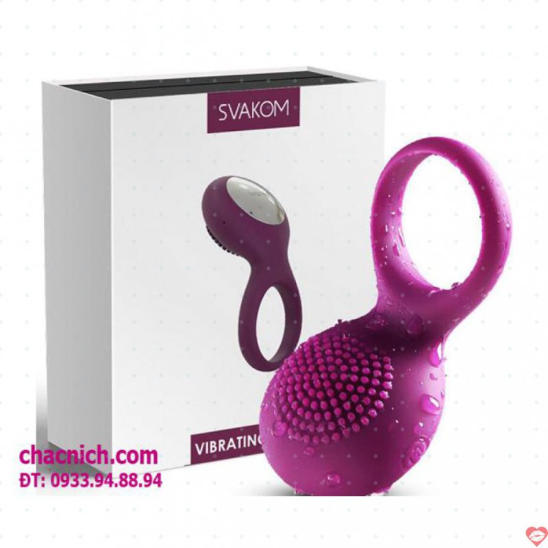 Vòng rung Svakom Tyler 5 chế độ Silicon cao cấp Kích thích điểm G 