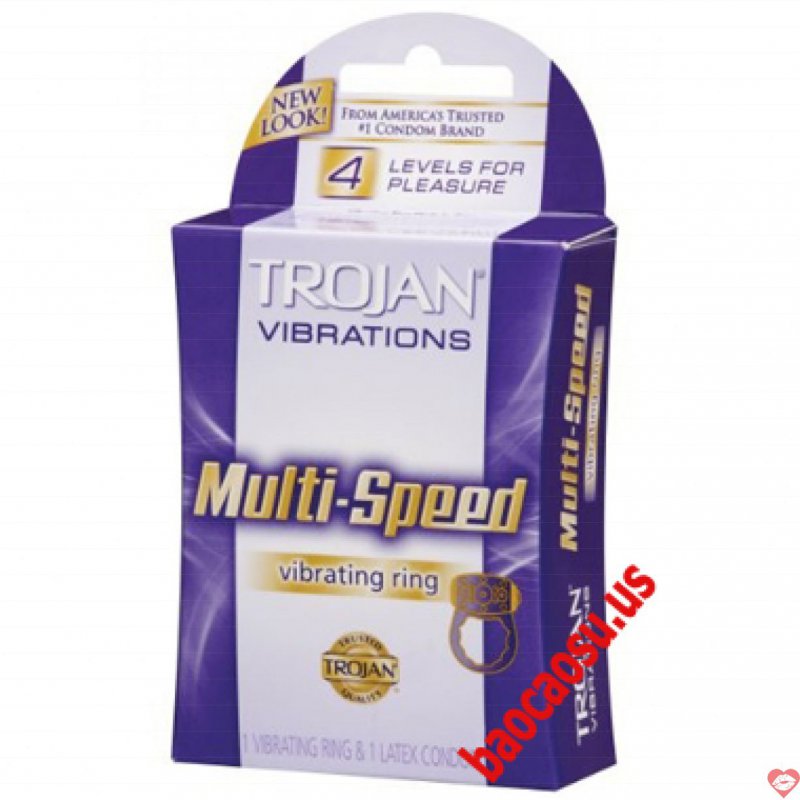 Vòng rung Trojan Multi-Speed Vibrating cao cấp nhiều chế độ 