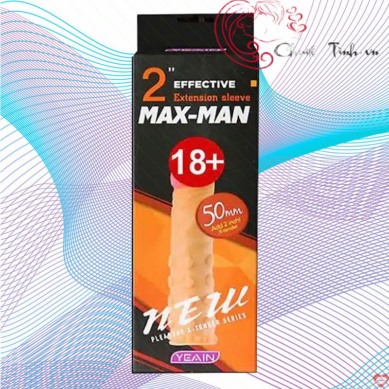 Bao cao su đôn dên Maxman gân bi tăng kích thước, kéo dài thời gian 