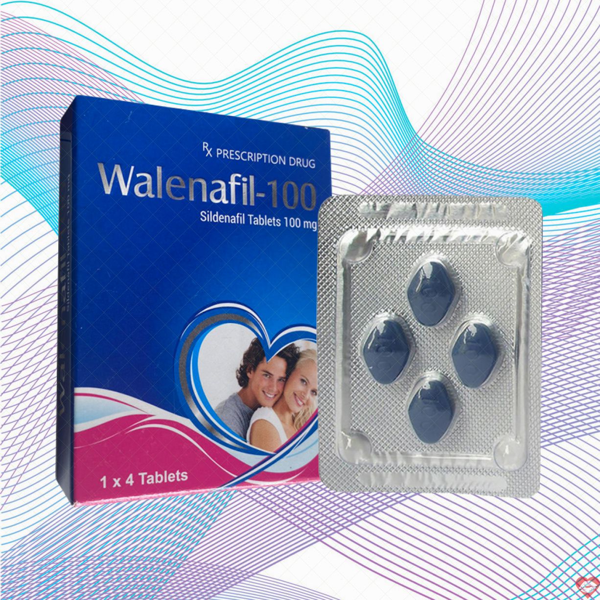 Phân phối Walenafil 100 cường dương Walenafil-100 Sildenafil trị xuất tinh sớm tăng sinh lý kéo dài thời gian hàng xách tay