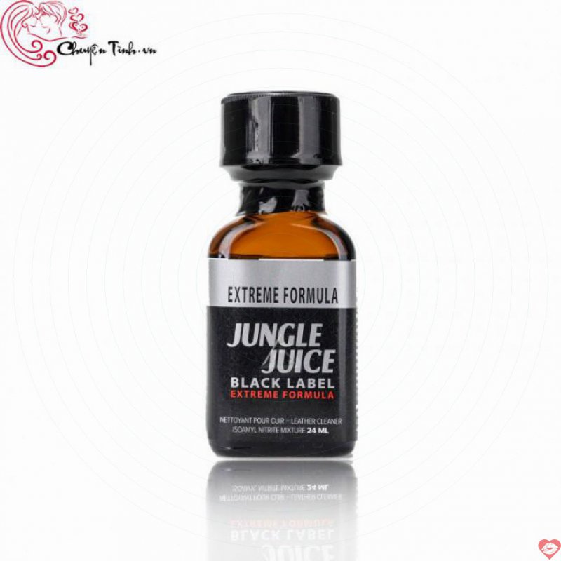 Chai hít Popper Jungle Juice Black Label 24ml Mạnh Mùi Quyến Rũ 