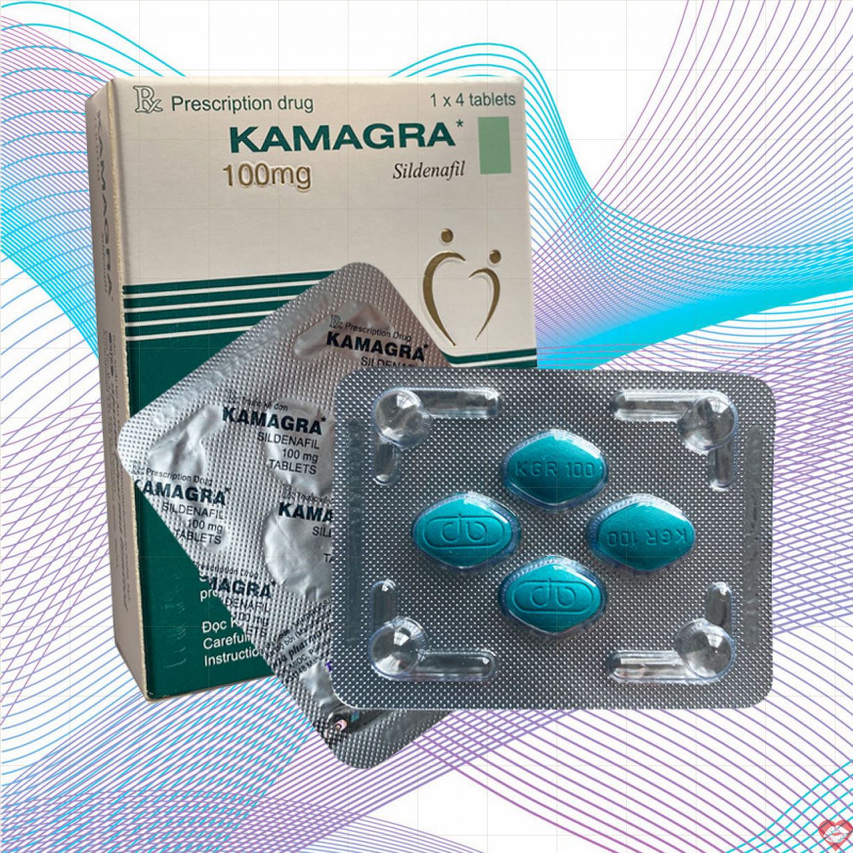 Giá sỉ Kamagra 100mg cường dương Ấn Độ kéo dài thời gian trị xuất tinh chính hãng