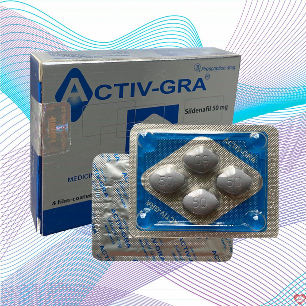 Cung cấp Activ-Gra 50mg Cường Dương chống xuất tinh sớm kéo dài thời gian giá tốt