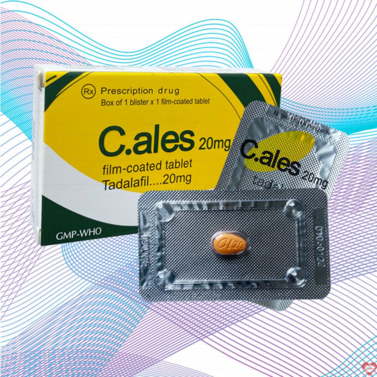 Đánh giá Cales 20mg hỗ trợ cương dương kéo dài thời gian chống xuất tinh vỉ 1 viên giá rẻ