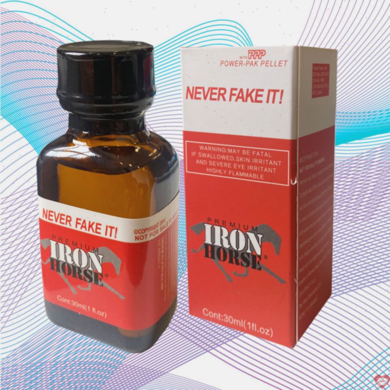 Popper Iron Horse 30ml Mỹ Never Fake It mạnh mẽ cho Top Bot 
