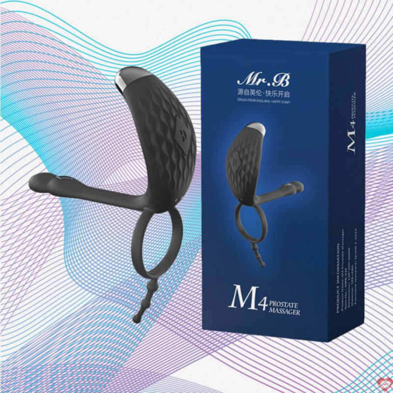 Vòng rung đeo dương vật Mr.B M4 Điều khiển app Tăng khoái cảm 