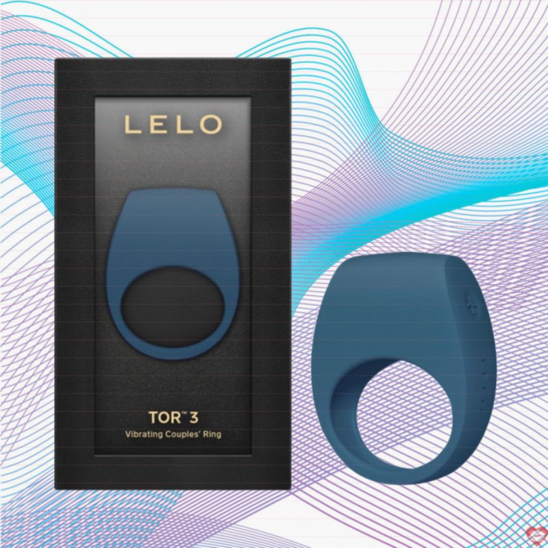 Vòng rung Lelo Tor 3 tăng khoái cảm 8 chế độ rung cho nam nữ 