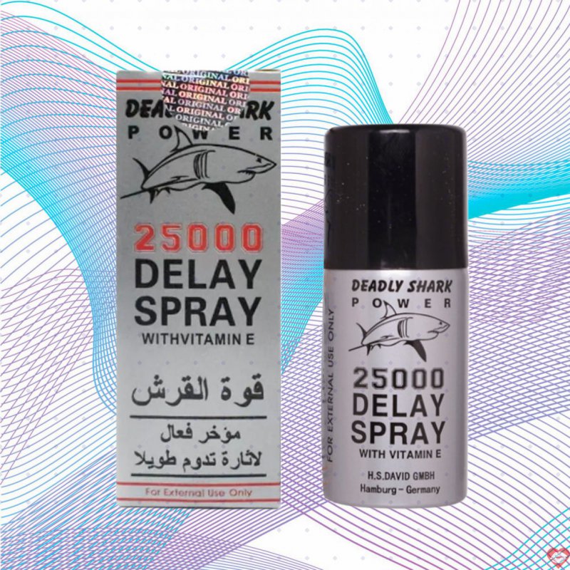 Chai Xịt Đức Power Deadly Shark 25000 Kéo Dài Thời Gian Cương Mạnh Mẽ 