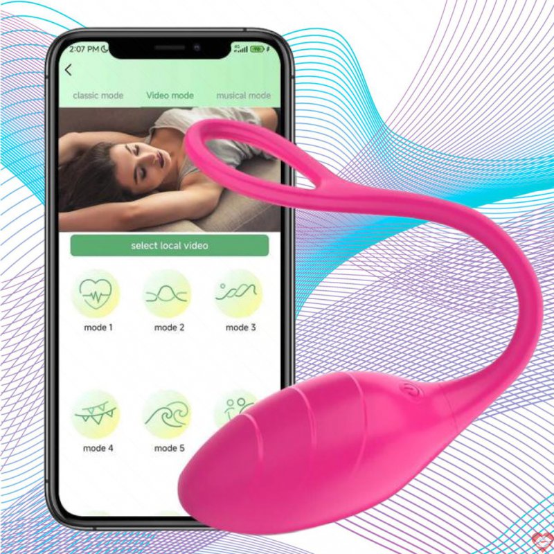 Trứng Rung Thiên Nga Little Swan Điều Khiển App, Kích Thích Điểm G Nữ 