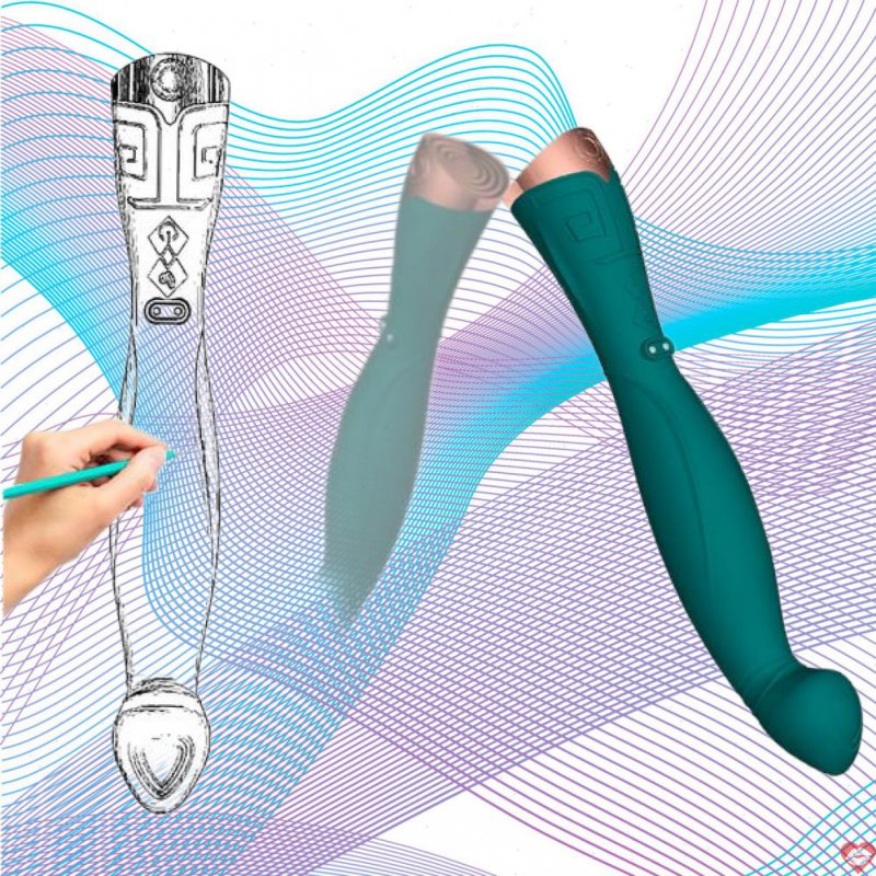 Dương vật giả đa năng, ngón tay rung uốn cong kích thích điểm G 