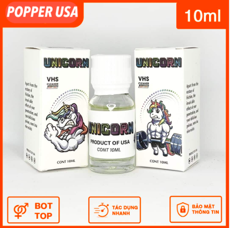  Review Popper Unicorn chai hít kích thích chính hãng Mỹ 10ml có tốt không?