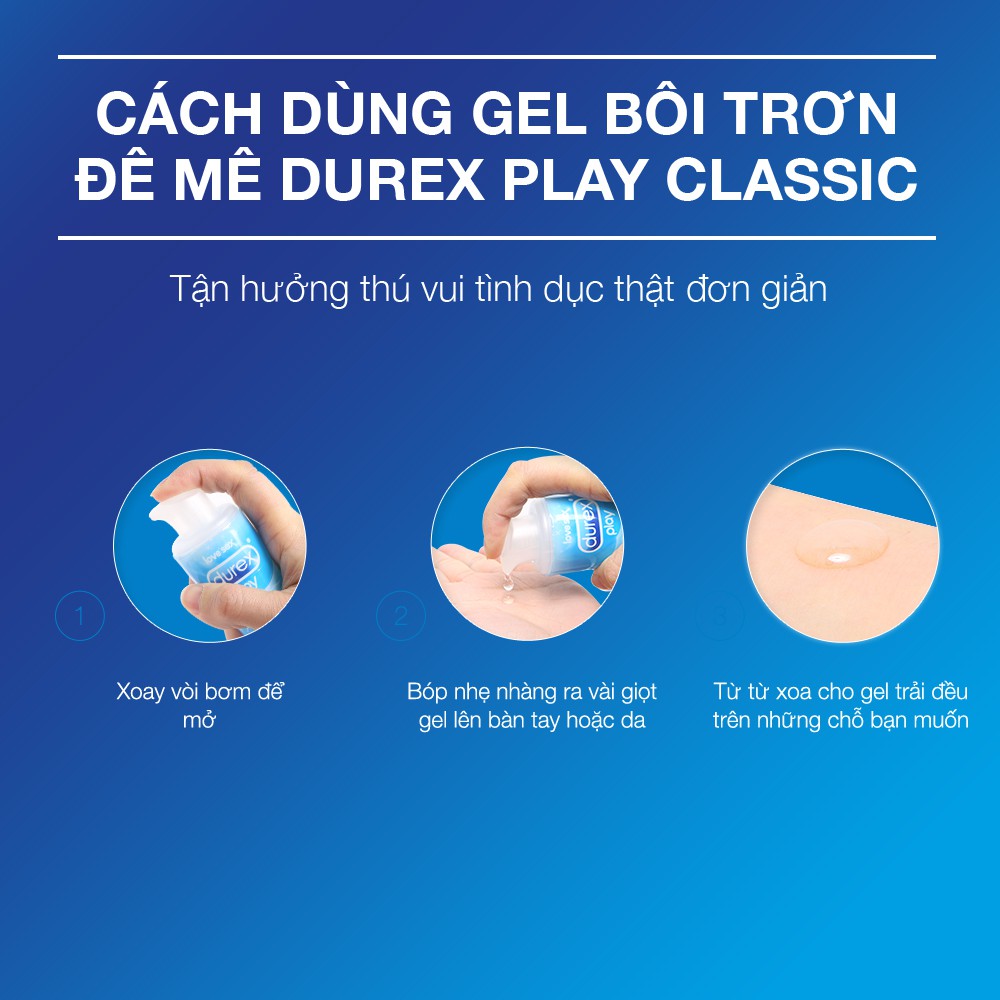 Cửa hàng bán Gel bôi trơn Durex Play Classic 50ml hàng xách tay
